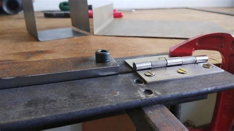 homemade sheet metal box brake|hobby sheet metal bender.